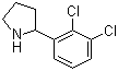 2-(2,3-Dichlorophenyl)pyrrolidine molecular structure (CAS 383127-30-8)