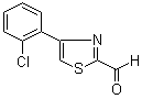 4-(2-氯苯基)-2-噻唑甲醛分子结构 (CAS 383142-61-8)