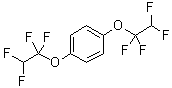 1,4-二(1,1,2,2-四氟乙氧基)苯分子结构 (CAS 3832-65-3)