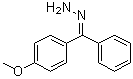 4-Methoxybenzophenone hydrazone molecular structure (CAS 38395-64-1)