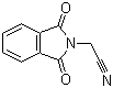 结构式 CAS# 3842-20-4, N-乙腈邻苯二甲酰亚胺; N-氰甲基邻苯二甲酰亚胺