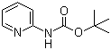 结构式 CAS# 38427-94-0, 2-(Boc-氨基)吡啶; 2-(叔丁氧羰基氨基)吡啶