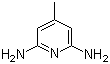 4-甲基-2,6-二氨基吡啶分子结构 (CAS 38439-33-7)