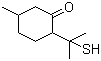 8-Mercaptomenthone molecular structure (CAS 38462-22-5)