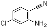 2-氨基-4-氯苯腈分子结构 (CAS 38487-86-4)