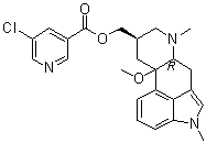Nicergoline Impurity A molecular structure (CAS 38536-28-6)
