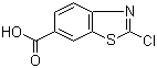2-Chloro-6-benzothiazolecarboxylic acid molecular structure (CAS 3855-95-6)