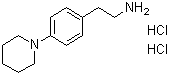 4-(1-Piperidinyl)benzeneethanamine dihydrochloride molecular structure (CAS 38589-10-5)