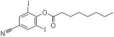 Ioxynil octanoate molecular structure (CAS 3861-47-0)