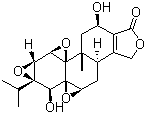 雷公藤乙素分子结构 (CAS 38647-10-8)