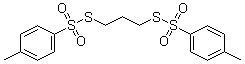 4-甲基苯硫代磺酸 S1,S1'-1,3-丙烷二基酯分子结构 (CAS 3866-79-3)