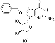 8-Benzyloxyguanosine molecular structure (CAS 3868-36-8)