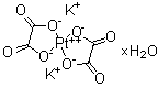 Dipotassium dioxalatoplatinate hydrate molecular structure (CAS 38685-12-0)