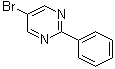 结构式 CAS# 38696-20-7, 5-溴-2-苯基嘧啶