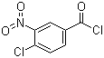 结构式 CAS# 38818-50-7, 4-氯-3-硝基苯甲酰氯; 3-硝基-4-氯苯甲酰氯