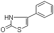 structure of CAS# 3884-31-9, 4-Phenyl-2(3H)-thiazolone;4-Phenylthiazol-2-ol; 4-Phenyl-1,3-thiazol-2-ol