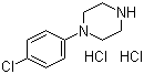 1-(4-氯苯基)哌嗪盐酸盐分子结构 (CAS 38869-46-4)