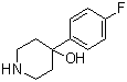4-(4-Fluorophenyl)-4-piperidinol molecular structure (CAS 3888-65-1)