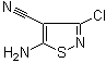 5-Amino-3-chloroisothiazole-4-carbonitrile molecular structure (CAS 3889-68-7)