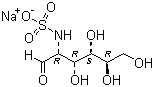氨基葡萄糖硫酸钠盐分子结构 (CAS 38899-05-7)