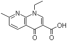 structure of CAS# 389-08-2, Nalidixic acid;1,4-Dihydro-1-ethyl-7-methyl-4-oxo-1,8-naphthyridine-3-carboxylic acid; 1-Ethyl-1,4-dihydro-7-methyl-4-oxo-1,8-naphthyridine-3-carboxylic acid