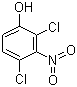 structure of CAS# 38902-87-3, 2,4-Dichloro-3-nitrophenol