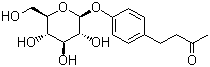 Raspberry ketone glucoside molecular structure (CAS 38963-94-9)