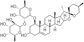 麦冬皂苷 B分子结构 (CAS 38971-41-4)