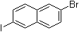 2-Bromo-6-iodonaphthalene molecular structure (CAS 389806-32-0)