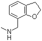 2,3-Dihydro-N-methyl-7-benzofuranmethanamine molecular structure (CAS 389845-43-6)