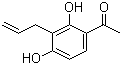 结构式 CAS# 38987-00-7, 1-(3-烯丙基-2,4-二羟基苯基)乙酮