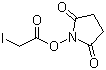 碘乙酸 N-羟基琥珀酰亚胺酯分子结构 (CAS 39028-27-8)