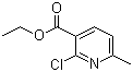 结构式 CAS# 39073-14-8, 2-氯-6-甲基烟酸乙酯