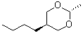 反式-5-丁基-2-甲基-1,3-二恶烷分子结构 (CAS 39087-22-4)