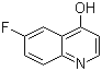 6-Fluoro-4-quinolinol molecular structure (CAS 391-78-6)