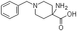 1-苄基-4-氨基-4-哌啶甲酸分子结构 (CAS 39143-25-4)