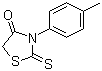 3-(4-甲基苯基)-2-硫酮-1,3-噻唑啉-4-酮分子结构 (CAS 3919-81-1)
