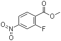 结构式 CAS# 392-09-6, 2-氟-4-硝基苯甲酸甲酯