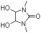 1,3-二甲基-4,5-二羟基-2-咪唑烷酮分子结构 (CAS 3923-79-3)
