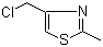 4-(氯甲基)-2-甲基-1,3-噻唑分子结构 (CAS 39238-07-8)