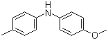 N-(4-甲氧基苯基)-4-甲基苯胺分子结构 (CAS 39253-43-5)