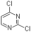 2,4-二氯嘧啶分子结构 (CAS 3934-20-1)