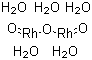 氧化铑(III)五水合物分子结构 (CAS 39373-27-8)