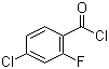 4-Chloro-2-fluorobenzoyl chloride molecular structure (CAS 394-39-8)
