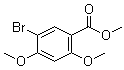 Methyl 5-bromo-2,4-dimethoxybenzoate molecular structure (CAS 39503-51-0)