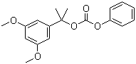 结构式 CAS# 39507-97-6, 1-(3,5-二甲氧基苯基)-1-甲基乙基苯基碳酸酯
