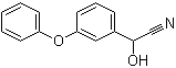 structure of CAS# 39515-47-4, alpha-Hydroxy-3-phenoxybenzeneacetonitrile;alpha-Cyano-3-phenoxybenzyl alcohol; alpha-Cyano-m-phenoxybenzyl alcohol