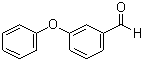 structure of CAS# 39515-51-0, 3-Phenoxy-benzaldehyde;3-Phenoxybenzaldehyde; m-Phenoxybenzaldehyde