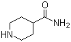 结构式 CAS# 39546-32-2, 4-哌啶甲酰胺; 哌啶-4-甲酰胺