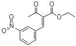2-(3-硝基亚苄基)乙酰乙酸乙酯分子结构 (CAS 39562-16-8)